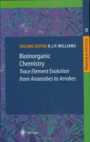 Front cover of Bioinorganic chemistry by R. J. P. Williams