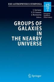 Front cover of Groups of galaxies in the nearby universe by I. Saviane