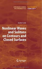 Cover of Nonlinear Waves and Solitons on Contours and Closed Surfaces by Andrei Ludu