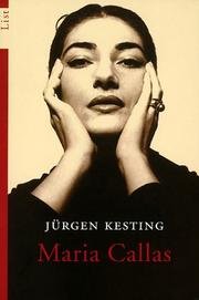 Cover of Maria Callas by Jürgen Kesting
