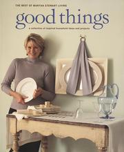 Front cover of Good things by Martha Stewart Living Magazine