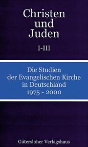Front cover of Christen und Juden I-III by Unknown