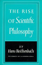 Front cover of The rise of scientific philosophy by Hans Reichenbach