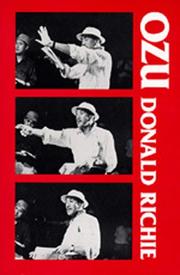 Cover of Ozu by Donald Richie