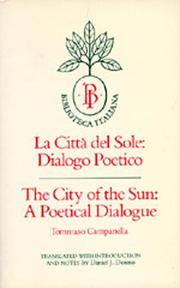 Cover of La città del sole by Tommaso Campanella