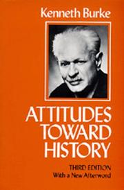 Front cover of Attitudes toward history by Kenneth Burke