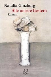 Cover of Tutti i nostri ieri by Natalia Ginzburg