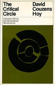 Cover of The Critical Circle by David Couzens Hoy
