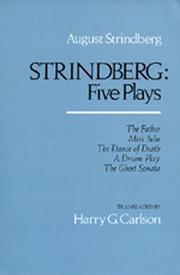 Cover of Strindberg, five plays by August Strindberg