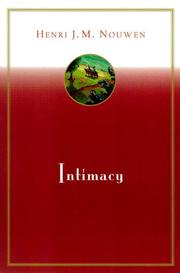 Cover of Intimacy by Henri J. M. Nouwen