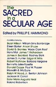Cover of The Sacred in a secular age by Hammond, Phillip E.