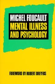 Front cover of Maladie mentale et psychologie by Michel Foucault