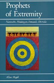 Front cover of Prophets of extremity by Allan Megill