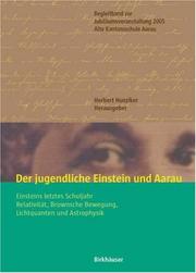 Cover of Der jugendliche Einstein und Aarau by Herbert Hunziker
