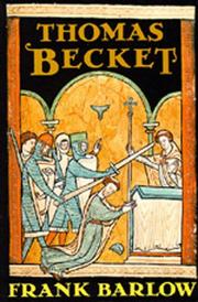Cover of Thomas Becket by Frank Barlow