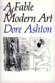 Front cover of A fable of modern art by Dore Ashton