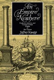Cover of An Empire Nowhere by Jeffrey Knapp