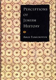 Cover of Perceptions of Jewish history by Amos Funkenstein