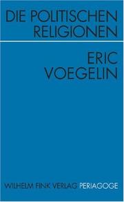 Front cover of Die politischen religionen by Eric Voegelin