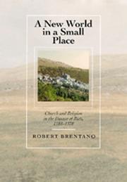 Front cover of A new world in a small place by Robert Brentano