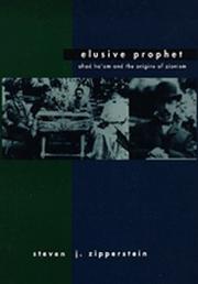 Cover of Elusive prophet by Steven J. Zipperstein