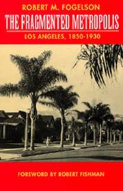 Cover of Fogelson by Robert M. Fogelson