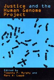 Cover of Justice and the Human Genome Project by Timothy F. Murphy