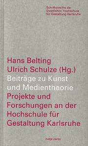 Front cover of Beiträge zu Kunst und Medientheorie by Hans Belting