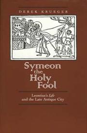 Cover of Symeon the holy fool by Derek Krueger