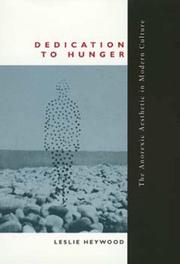 Front cover of Dedication to hunger by Leslie Heywood