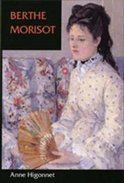 Cover of Berthe Morisot by Anne Higonnet