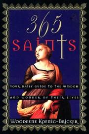 Front cover of 365 saints by Woodeene Koenig-Bricker