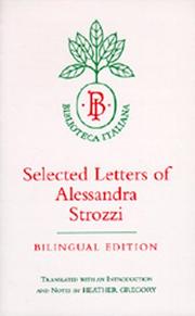 Front cover of Lettere di una gentildonna fiorentina del secolo XV ai figliuoli esuli by Alessandra Macinghi Strozzi