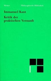 Front cover of Philosophische Bibliothek, Bd.38, Kritik der praktischen Vernunf by Immanuel Kant