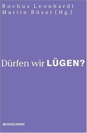 Cover of Dürfen wir lügen? by Rochus Leonhardt