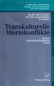 Front cover of Transkulturelle Wertekonflikte by Kurt Röttgers