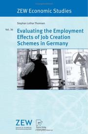 Front cover of Evaluating the Employment Effects of Job Creation Schemes in Germany (ZEW Economic Studies) by Stephan L. Thomsen