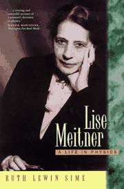 Front cover of Lise Meitner by Ruth Lewin Sime