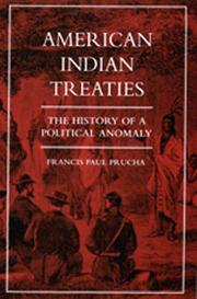 Cover of American Indian treaties by Francis Paul Prucha