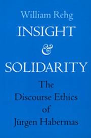 Front cover of Insight and Solidarity by William Rehg