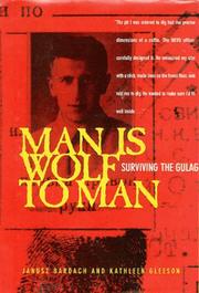 Cover of Man is wolf to man by Janusz Bardach