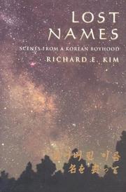 Cover of Lost names by Richard E. Kim