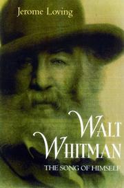 Cover of Walt Whitman by Jerome Loving
