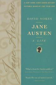 Cover of Jane Austen by David Nokes