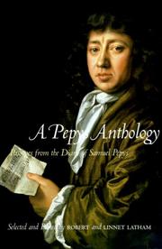 Cover of A Pepys anthology by Samuel Pepys