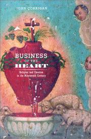 Front cover of Business of the heart by John Corrigan