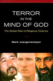 Front cover of Terror in the Mind of God by Mark Juergensmeyer