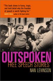 Cover of Outspoken by Nan Levinson
