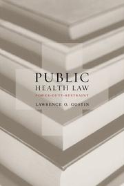 Front cover of Public Health Law by Lawrence O. Gostin
