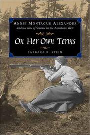 Front cover of On Her Own Terms by Barbara R. Stein